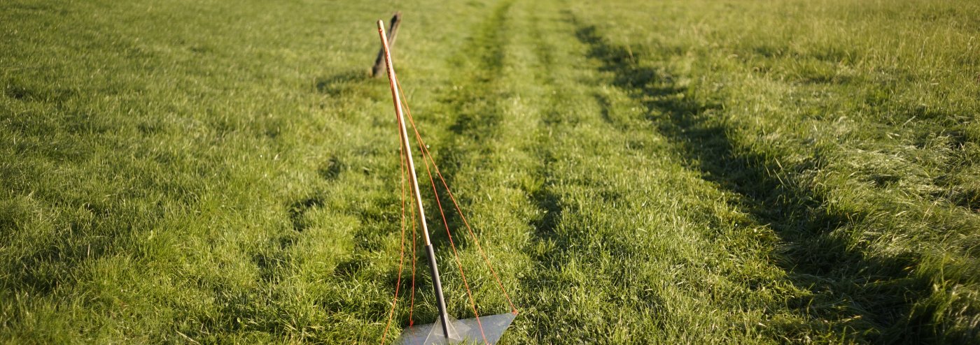 Vegetation sampling plot at a Bavarian grassland site